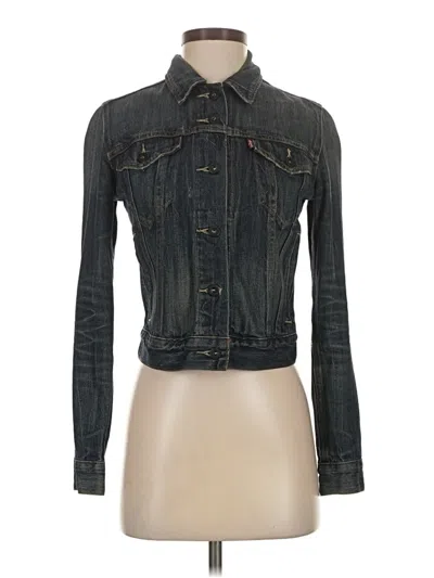 Pre-owned Levi's Denim Jacket In Gray