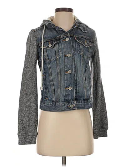 Pre-owned Levi's Denim Jacket In Gray