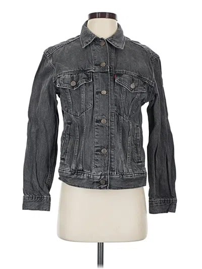 Pre-owned Levi's Denim Jacket In Gray
