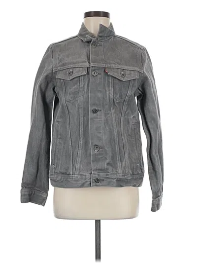 Pre-owned Levi's Denim Jacket In Gray