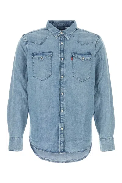 Levi's Denim Shirt For Men In Light Blue