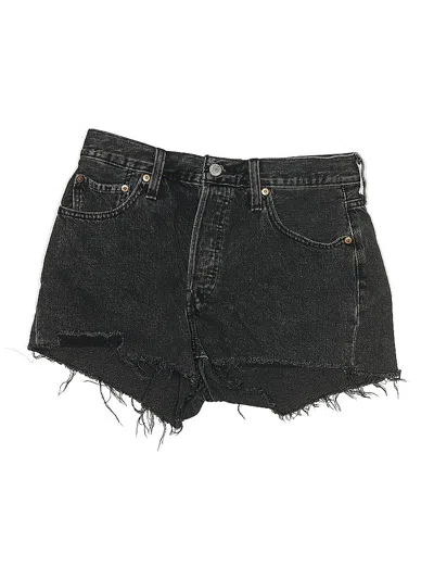 Pre-owned Levi's Denim Shorts In Black
