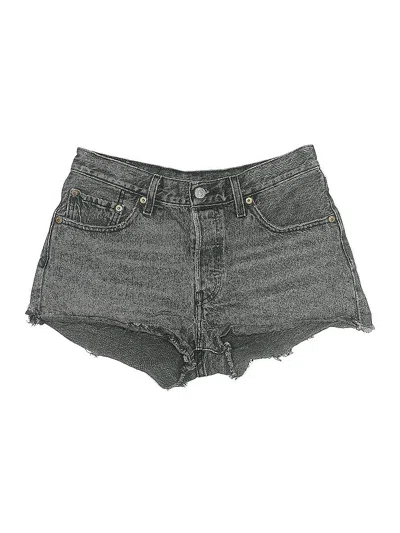 Pre-owned Levi's Denim Shorts In Black