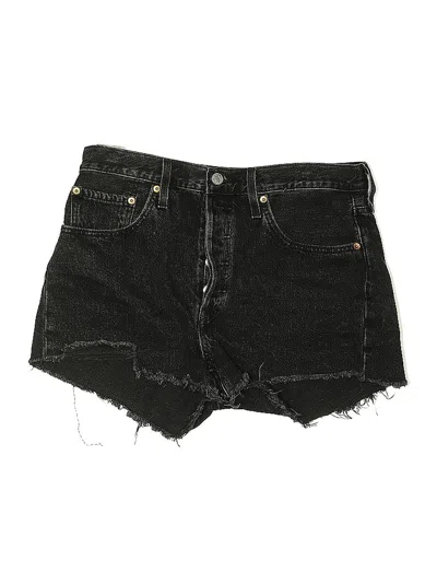 Pre-owned Levi's Denim Shorts In Black