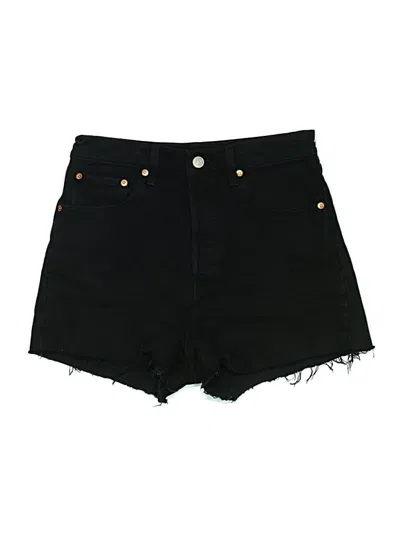 Pre-owned Levi's Denim Shorts In Black