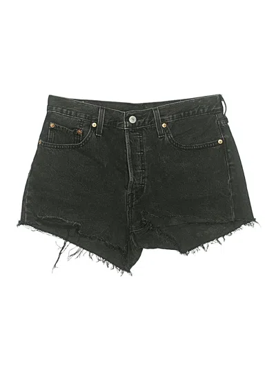 Pre-owned Levi's Denim Shorts In Black