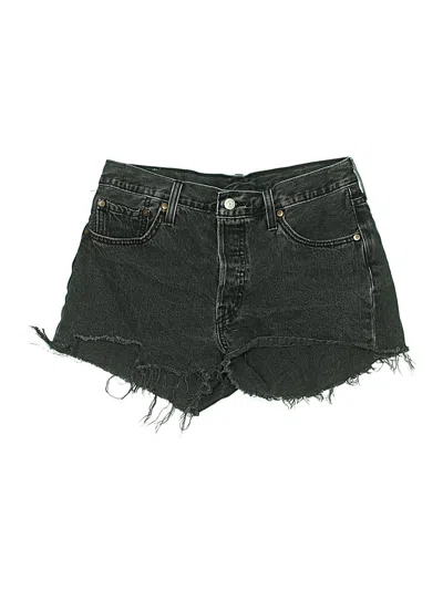 Pre-owned Levi's Denim Shorts In Black