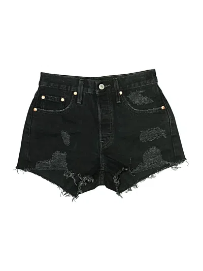 Pre-owned Levi's Denim Shorts In Black