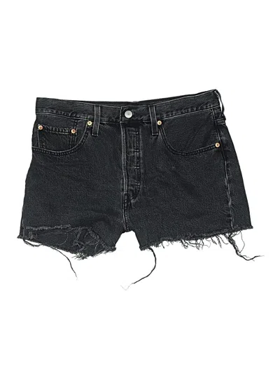Pre-owned Levi's Denim Shorts In Black