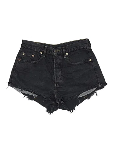 Pre-owned Levi's Denim Shorts In Black