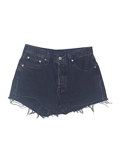 Pre-owned Levi's Denim Shorts In Black