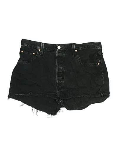 Pre-owned Levi's Denim Shorts In Black