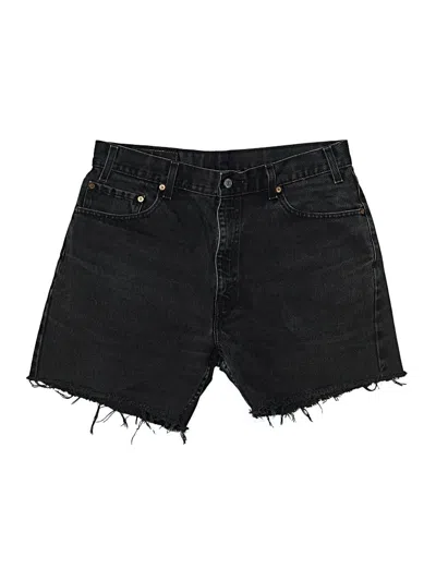 Pre-owned Levi's Denim Shorts In Black