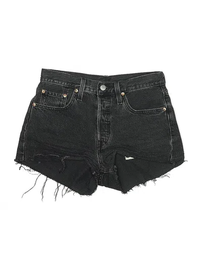Pre-owned Levi's Denim Shorts In Black