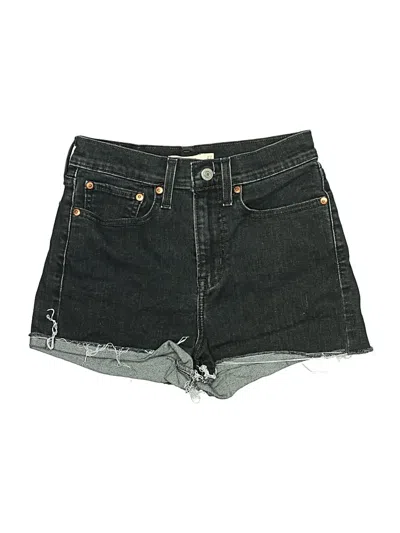 Pre-owned Levi's Denim Shorts In Black