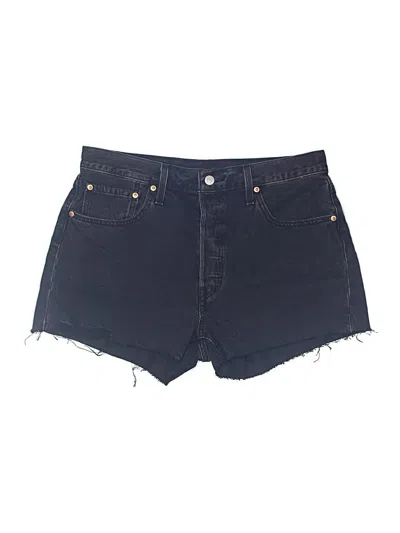 Pre-owned Levi's Denim Shorts In Black