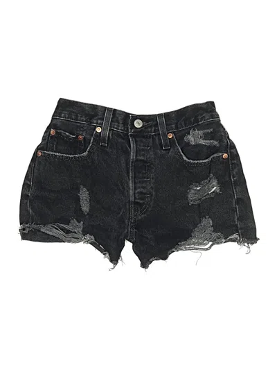 Pre-owned Levi's Denim Shorts In Black