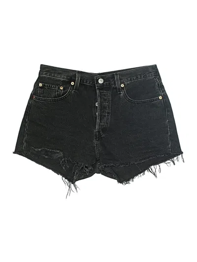 Pre-owned Levi's Denim Shorts In Black