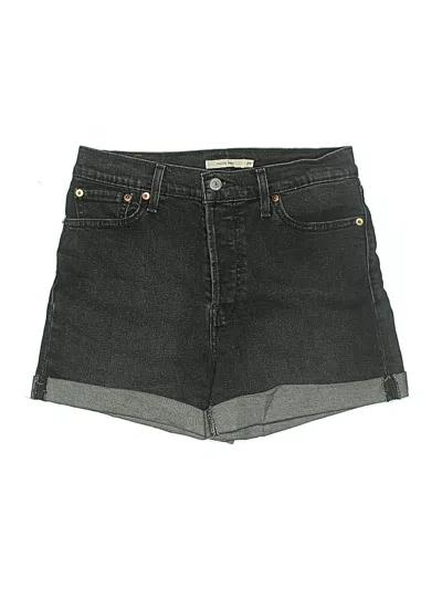 Pre-owned Levi's Denim Shorts In Black