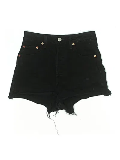Pre-owned Levi's Denim Shorts In Black