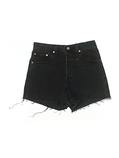 Pre-owned Levi's Denim Shorts In Black