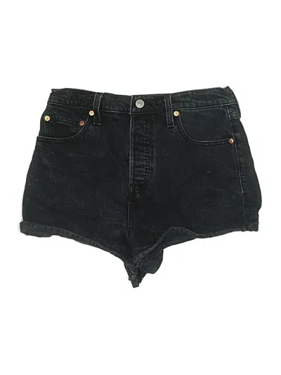 Pre-owned Levi's Denim Shorts In Black