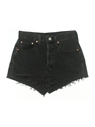 Pre-owned Levi's Denim Shorts In Black