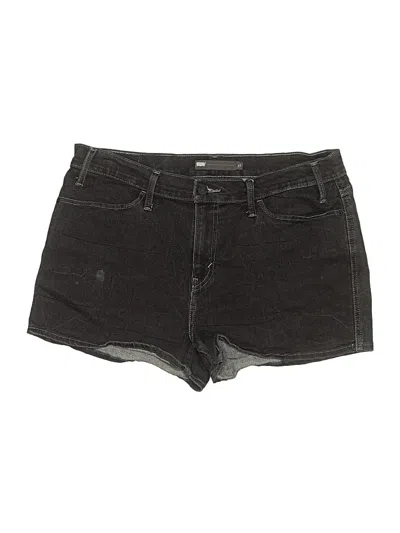 Pre-owned Levi's Denim Shorts In Black