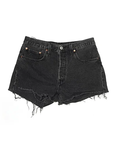 Pre-owned Levi's Denim Shorts In Black