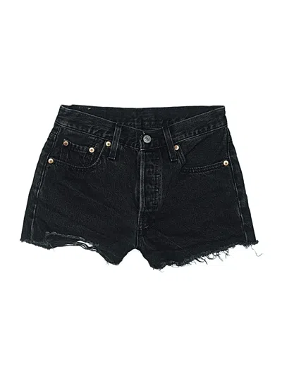 Pre-owned Levi's Denim Shorts In Black