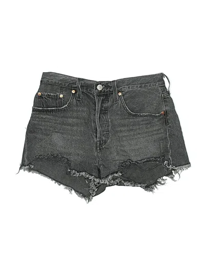 Pre-owned Levi's Denim Shorts In Black