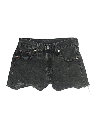 Pre-owned Levi's Denim Shorts In Black