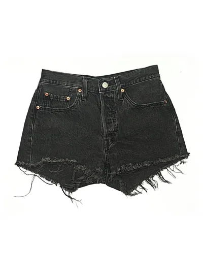 Pre-owned Levi's Denim Shorts In Black