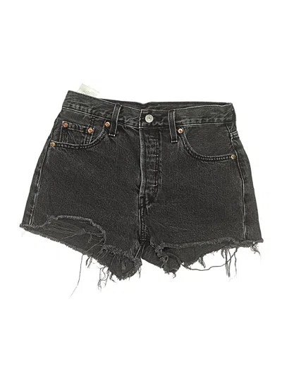Pre-owned Levi's Denim Shorts In Black