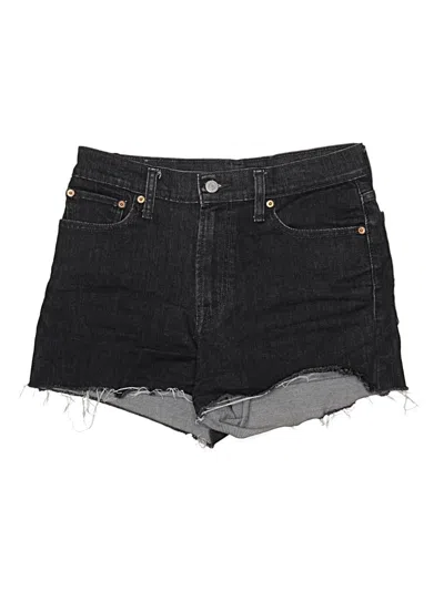 Pre-owned Levi's Denim Shorts In Black