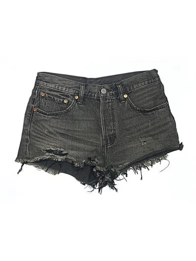 Pre-owned Levi's Denim Shorts In Black