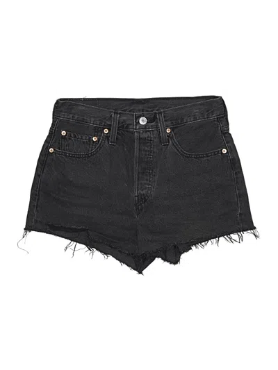 Pre-owned Levi's Denim Shorts In Black