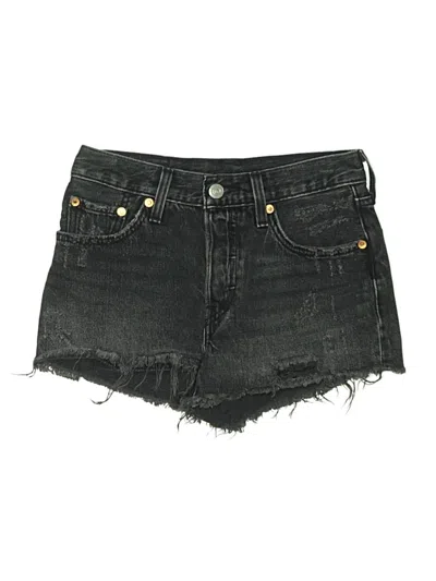 Pre-owned Levi's Denim Shorts In Black