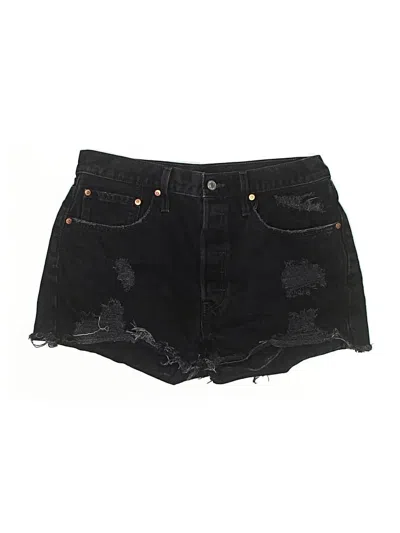 Pre-owned Levi's Denim Shorts In Black