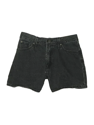 Pre-owned Levi's Denim Shorts In Black