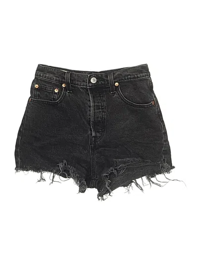 Pre-owned Levi's Denim Shorts In Black