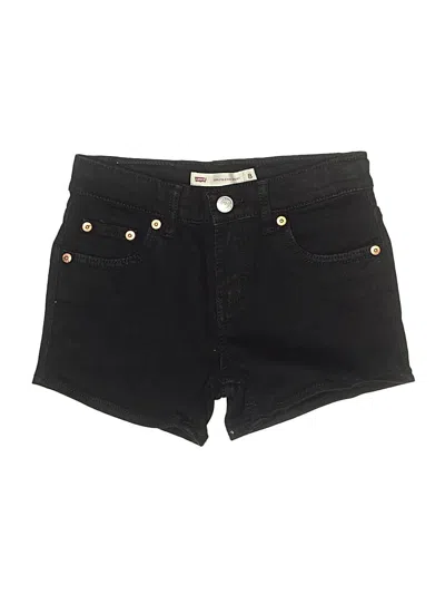 Pre-owned Levi's Denim Shorts In Black