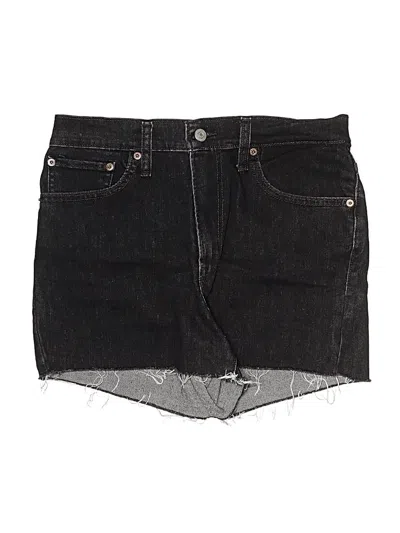 Pre-owned Levi's Denim Shorts In Black