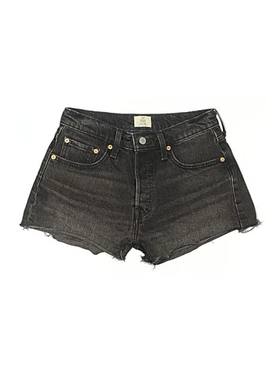 Pre-owned Levi's Denim Shorts In Black