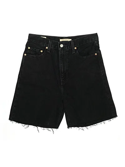 Pre-owned Levi's Denim Shorts In Black
