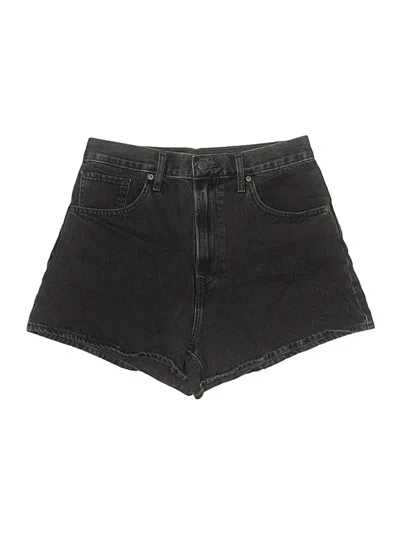 Pre-owned Levi's Denim Shorts In Black