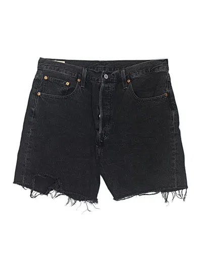 Pre-owned Levi's Denim Shorts In Black