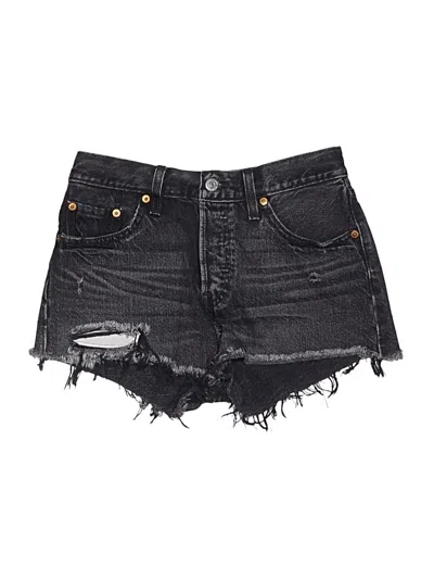 Pre-owned Levi's Denim Shorts In Black