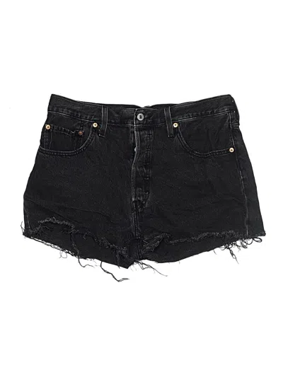 Pre-owned Levi's Denim Shorts In Black