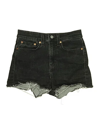 Pre-owned Levi's Denim Shorts In Black